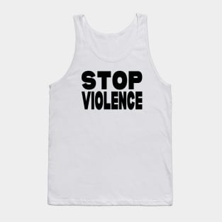 Stop violence Tank Top